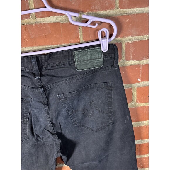 Adriano Goldschmied Men The Matchbox Slim Straight Black Jeans USA Made Size 32 - Picture 6 of 7